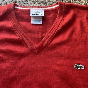 Lacoste v-neck sweater